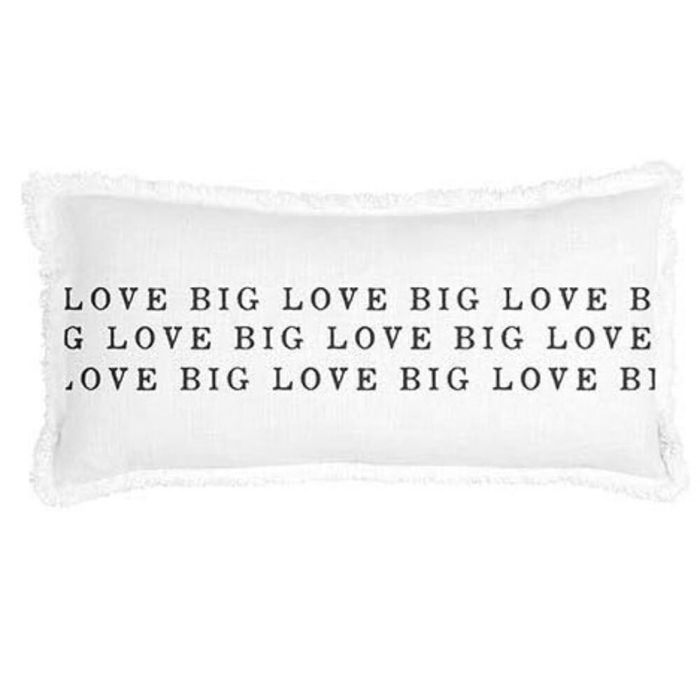 NWT, Love Big Lumbar Pillow